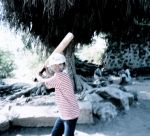 Me "playing" cricket