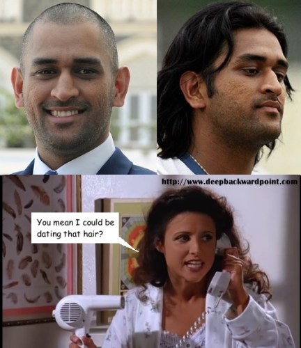Dhoni's Hair